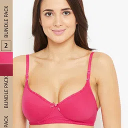 N-Gal Pack Of 2 Heavily Padded Anti Odour T-Shirt Bra-image-68