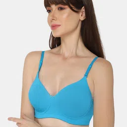 intimacy LINGERIE Medium Coverage Heavily Padded Cotton T-shirt Bra With All Day Comfort-image-43