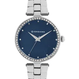 GIORDANO Women Embellished Dial & Stainless Steel Bracelet Style Straps Analogue Watch A2079-44-45
