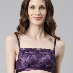 Enamor Padded Full Coverage Underwired Lace Detail Camisole Push-up Bra F116-34