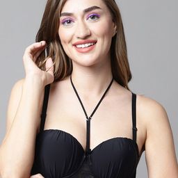 PrettyCat Half Coverage Underwired Lightly Padded Bra With All Day Comfort image 1