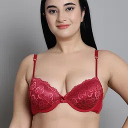 MAKCLAN Bra Medium Coverage Underwired Lightly Padded-10