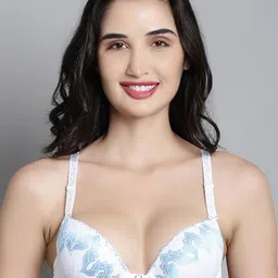 MAKCLAN Abstract Bra Medium Coverage Underwired Lightly Padded-17