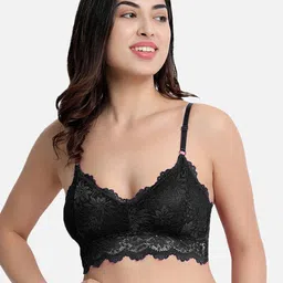Gopalvilla Black Bralette Bra Lightly Padded-image-80