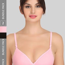 SELFCARE Pack Of 2 Full Coverage Lightly Padded Rapid-Dry Everyday Bra All Day Comfort-picture-45