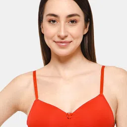 intimacy LINGERIE Medium Coverage Lightly Padded Cotton T-shirt Bra With All Day Comfort-image-16