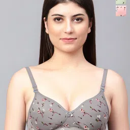 JJAAGG T Pack  Of 3 Printed Medium Coverage Lightly Padded Bras With All Day Comfort-picture-24