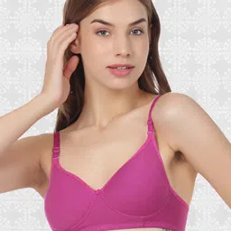 Designer Bugs All Day Comfort Non-Wired Lightly Padded Seamless Cotton T-Shirt Bra-picture-18