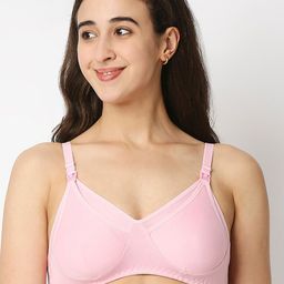 MeeMee Pack Of 2 Full Coverage Cotton Feeding Maternity Bra With All Day Comfort-10