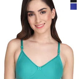 Liigne Pack Of 3 Full Coverage Lightly Padded Everyday Bra With All Day Comfort-10