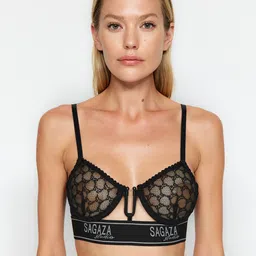 Trendyol Self Design Full Coverage Lightly Padded Bra image 1