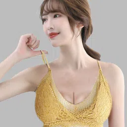 FIMBUL Floral Bralette Bra Half Coverage Lightly Padded-picture-49