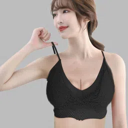 Krelin Floral Bralette Bra Half Coverage Lightly Padded-image-52