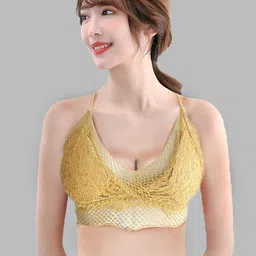 Krelin Floral Bralette Bra Half Coverage Lightly Padded-40