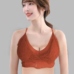 Krelin Floral Bralette Bra Half Coverage Lightly Padded-picture-16