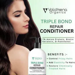Volamena Organics Triple Bond Repair Conditioner With Biotin-250ml image 2