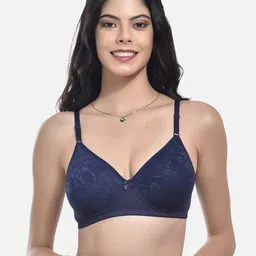 StyFun Pack Of 2 Polka Dots Printed Full Coverage Lightly Padded All Day Comfort Bra image 2