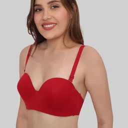 PLUMBURY Medium Coverage Underwired Lightly Padded Bra with All Day Comfort image 4