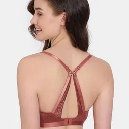 Zivame Abstract Half Coverage Lightly Padded Bra With All Day Comfort image 3