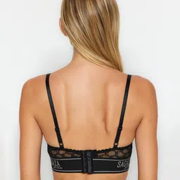 Trendyol Self Design Full Coverage Lightly Padded Bra image 4
