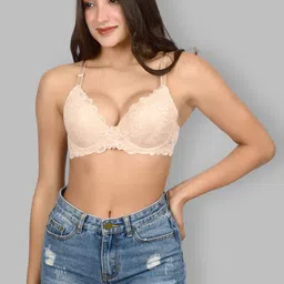 bare dezire Medium Coverage Underwired Lightly Padded Push-Up Bra image 5