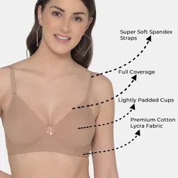 Tweens Full Coverage Lightly Padded Cotton Bra image 4