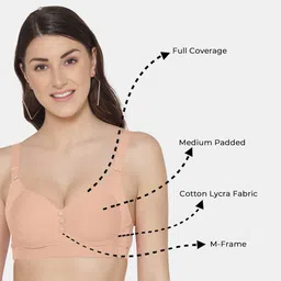 Tweens Full Coverage Lightly Padded Minimizer Bra With All Day Comfort image 2