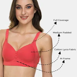 Tweens Pack Of 2 Lightly Padded Full Coverage Minimizer Bras With All Day Comfort image 5