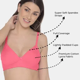 Tweens Full Coverage Lightly Padded T-Shirt Bra With All Day Comfort image 3