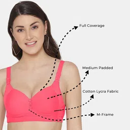Tweens Full Coverage Lightly Padded Minimiser Bra With All Day Comfort image 2