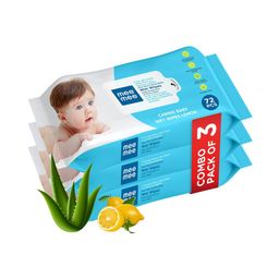 MeeMee Pack of 3 Soft Gentle Baby Wet Wipes-picture-40
