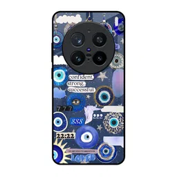 QRIOH Unisex Quirky Printed Vivo X200 Pro 5G Glass Back Case-picture-7