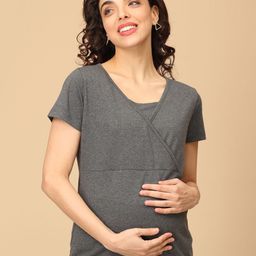 The Mom Store V-Neck Nursing Top-image-69