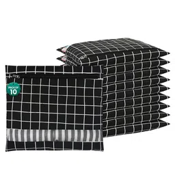 Kuber Industries Black Set of 6 Regular Drawer Organiser Organisers-15