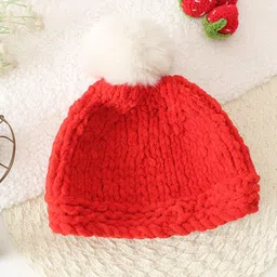 Woonie Unisex Self Design Beanie Regular Caps-picture-1