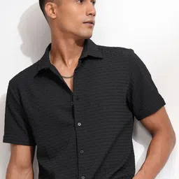 HIGHLANDER Men Slim Fit Opaque Casual Shirt-image-75