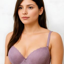 Blush Lado Lavender Underwired Lightly Padded Seamless Everyday Bra-image-5