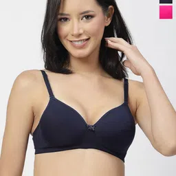 Floret Bra Medium Coverage Lightly Padded Push-Up Bra With All Day Comfort image 1