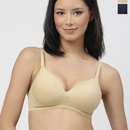 Floret Pack Of 2 Push-Up Bra Medium Coverage Lightly Padded All Day Comfort High Support image 1