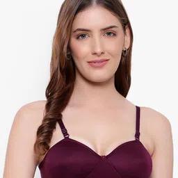 KYODO Lightly Padded Non-Wired All Day Comfort Seamless Cotton T-Shirt Bra-21