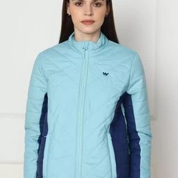 Wildcraft Women Blue Windcheater Padded Jacket-image-65
