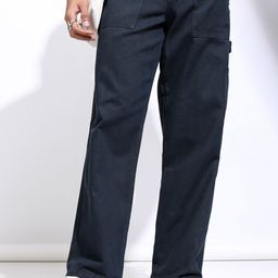 HIGHLANDER Men Straight Fit Cargos Trousers-image-60
