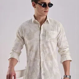 BS BLUE SQUAD Men Slim Fit Opaque Printed Casual Shirt-picture-43