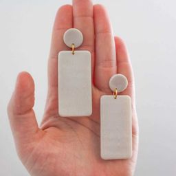 VMA PLAY FASHION Geometric Shaped Drop Earrings-image-98