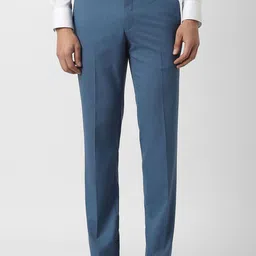 Van Heusen Men Mid Rise Slim Fit Formal Trousers-image-58