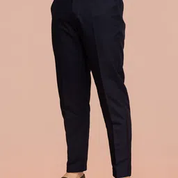 KISAH Men Regular Straight Kurta with Trouser & Nehru Jacket image 5