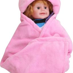 Animal Crib Hooded Baby Blanket forMild Winter-image-38