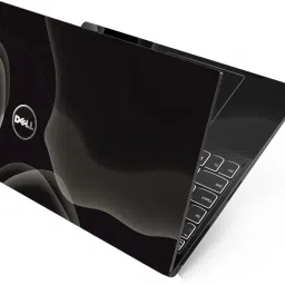 Anweshas Premium Vinyl HD Printed Easy to Install Full Panel Laptop Skin/Sticker/Decal for all Size Laptops upto 15.6 inch No Residue, Bubble Free - Dell Grey Shade Abstract Vinyl Laptop Decal 15.6-image-1