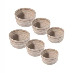Aura Khaki Set of 6 Regular Drawer Organiser Organisers image 3