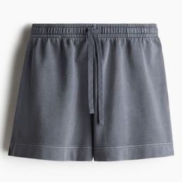 H&M Washed Cotton Sweatshorts-image-63